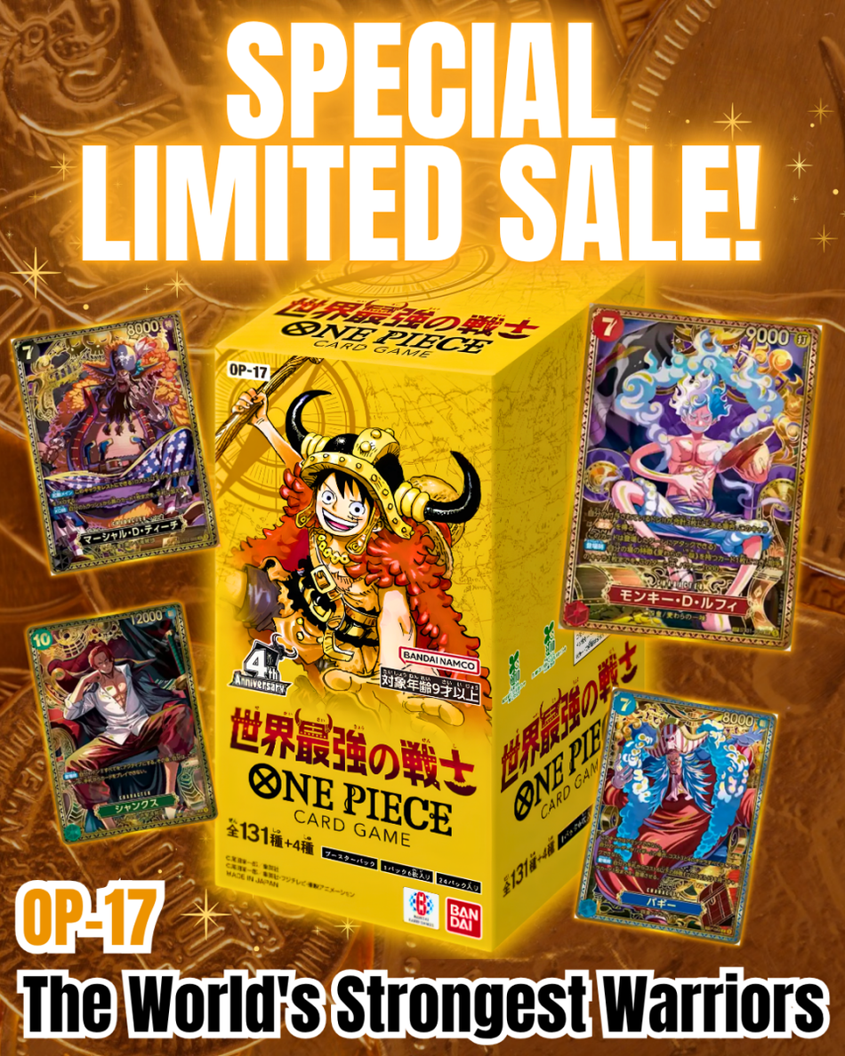 Limited Sale {BOX} ONE PIECE TCG: The World's Strongest Warriors OP-17